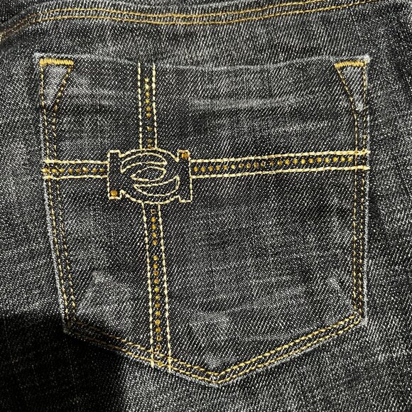 Bebe Women's Dark Wash Bootcut Denim Jeans size 27 - Picture 6 of 10